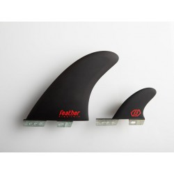 Feather Fins  black twin 2+1 